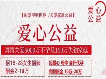 田林捐卵助孕生子 爱心志愿者招募
